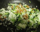 小松菜と納豆のお手軽炒飯作り方4写真