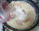 サーモンとほうれん草の味噌クリームパスタ作り方7写真
