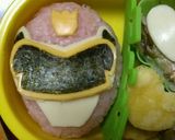 キャラ弁■ゴセイピンク弁当作り方3写真