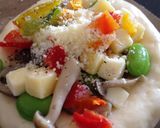 しめじと夏野菜のピッツア♪作り方5写真
