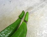 ■お弁当にも！オクラのごまおかか和え作り方3写真