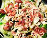 豚肉と野菜の梅味噌塩麹炒め作り方4写真
