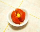 ＊ぶきっちょが作ったトマトのお花＊作り方2写真