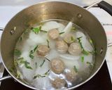 牛肉団子と大根のスープ作り方3写真