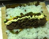 簡単!焼き肉太巻き!作り方6写真