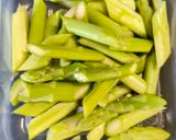 アスパラのベーコンバター炒め作り方1写真