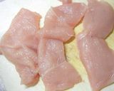 鶏胸肉のシイタケはさみ蒸し作り方2写真