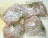 鶏胸肉のシイタケはさみ蒸し作り方6写真