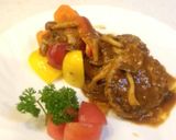やわらか煮込みハンバーグ作り方7写真
