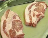 ■香ばしい♪豚ロース肉のにんにく焼き■作り方1写真