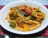 カラフルに美味しく♪ペンネアラビアータ作り方9写真