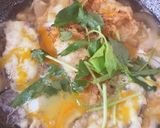5分ランチ　天ぷらの翌日は天たま丼作り方2写真