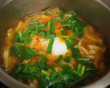 一人用落としたまご入りキムチ汁作り方6写真
