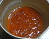 えのきと豆苗のお好み焼き【梅肉だれ】作り方1写真