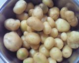 ちびじゃがの揚げ煮作り方1写真