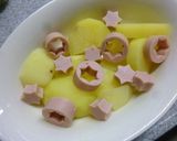 じゃが芋と魚ニソの塩昆布焼き作り方4写真