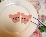 キャラ弁＊ハムで簡単＊ぶたさん弁当作り方5写真