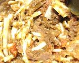 余り物カレーでポテトガレット+オムレツ♪作り方1写真