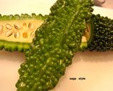 ゴーヤとトマトの冷製スープ作り方1写真