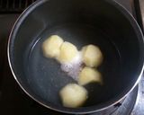魚焼きグリルde　じゃがいも明太マヨ焼き作り方1写真