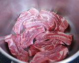 2つの味が楽しめる☆圧力鍋DEリブ煮込み作り方1写真