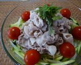 夏の定番☆冷しゃぶサラダ作り方5写真