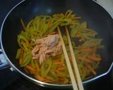 フキとツナの炒め物作り方4写真