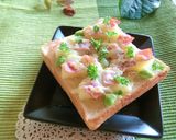 じゃが芋×ベーコンのわさびレモントースト作り方7写真