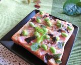 枝豆×ベーコン×大葉のラー油風味トースト作り方4写真