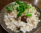 甘栗DE☆簡単・炊き込み　甘栗ご飯作り方4写真