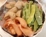 しょうゆ麹で、いんげんとつみれを味つけ作り方4写真