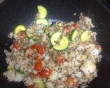 トマトと挽肉でスパイシーカフェごはん♫作り方5写真