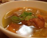 リメイク★手羽元煮物を参鶏湯風スープに！作り方4写真