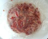 牛肉のにんにく風味☆おろしぽん酢がけ作り方1写真