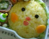 幼稚園のお弁当 ☆ニワトリファミリー☆作り方1写真