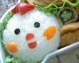 幼稚園のお弁当 ☆ニワトリファミリー☆作り方2写真