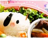 ＊キャラ弁＊　俵DEわんちゃん♪作り方3写真