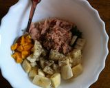 バナナツナサラダのサンド（ボカロ飯）作り方2写真