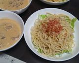 簡単・豚のゴマだれと桜えびのサラダパスタ作り方8写真