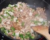 ガパオ（タイ風　鶏ひき肉炒めご飯）作り方4写真