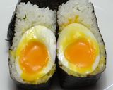とろ～っ半熟卵おにぎり▲丸ごと1個ver作り方10写真