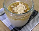 レンジで簡単♪青汁入り豆乳ミルクプリン作り方7写真