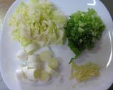 野菜たっぷり韓国風豆乳雑炊作り方1写真