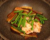 照り照り☆いんげんとなす豚肉の甘味噌炒め作り方8写真