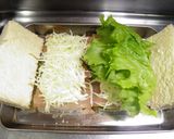 具沢山サンドイッチ♪ラップサンド作り方49写真