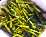 お弁当に！かぼちゃの皮のきんぴら作り方1写真