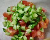 トマトとクリームチーズのサラダ作り方1写真