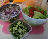 ☆シンプルサラダ☆蒸し豆を添えて…作り方5写真
