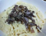 ヘルシー！豆腐と豆乳でカルボナーラ作り方4写真