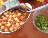 ズッキーニとひよこ豆のスパイス炒め　作り方5写真